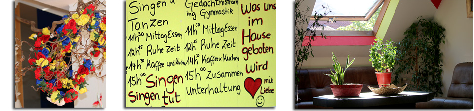 Tagespflege Station Rahmenprogram